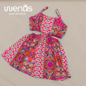 Pink Paisley Frock