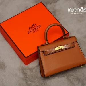 HERMES PARIS Master Quality Mini Tote Bag with Gold Color Hardware